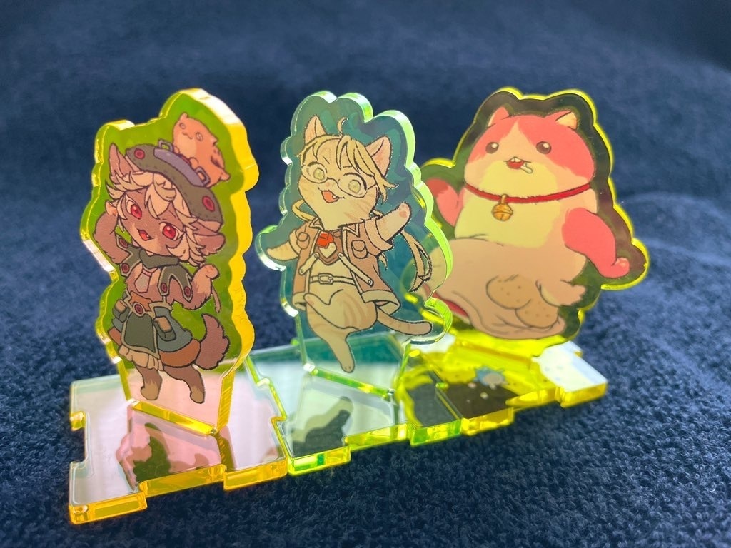 ねこイドフロアクリルスタンド