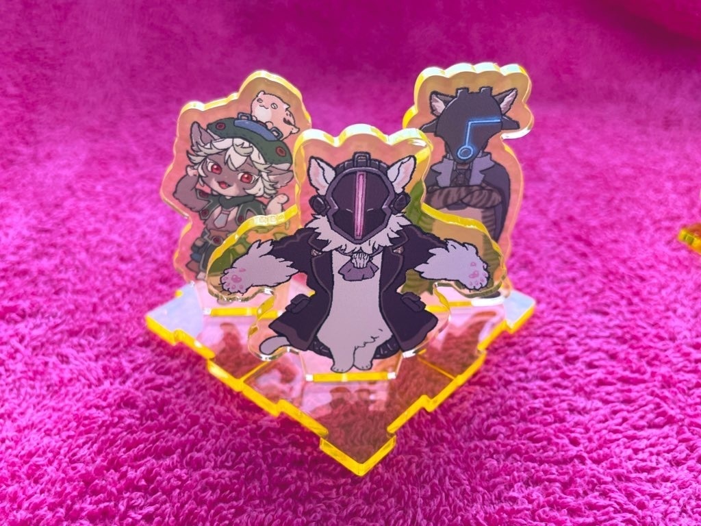 ねこイドフロアクリルスタンド