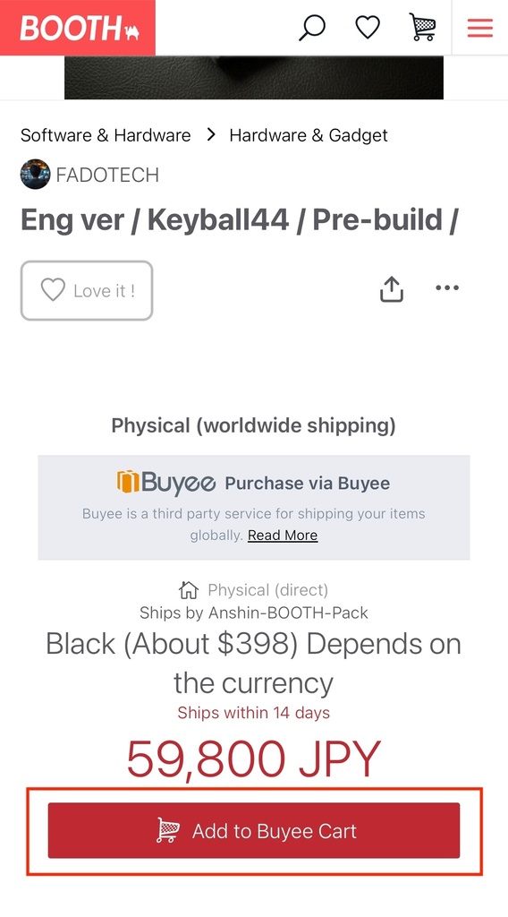 Eng ver / Keyball44 / Pre-build /