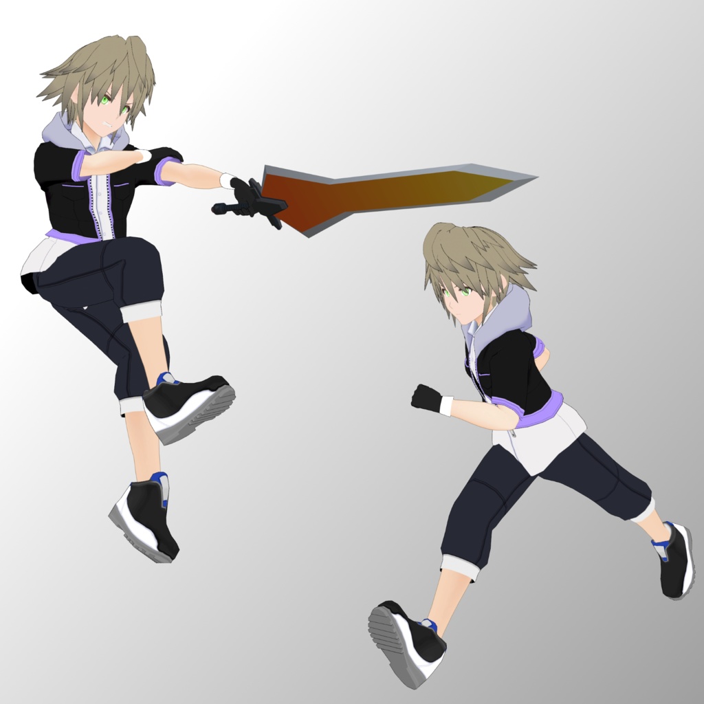 3Dモデル「ブレン・テイル」VRChat(PC&Quest)対応モデル