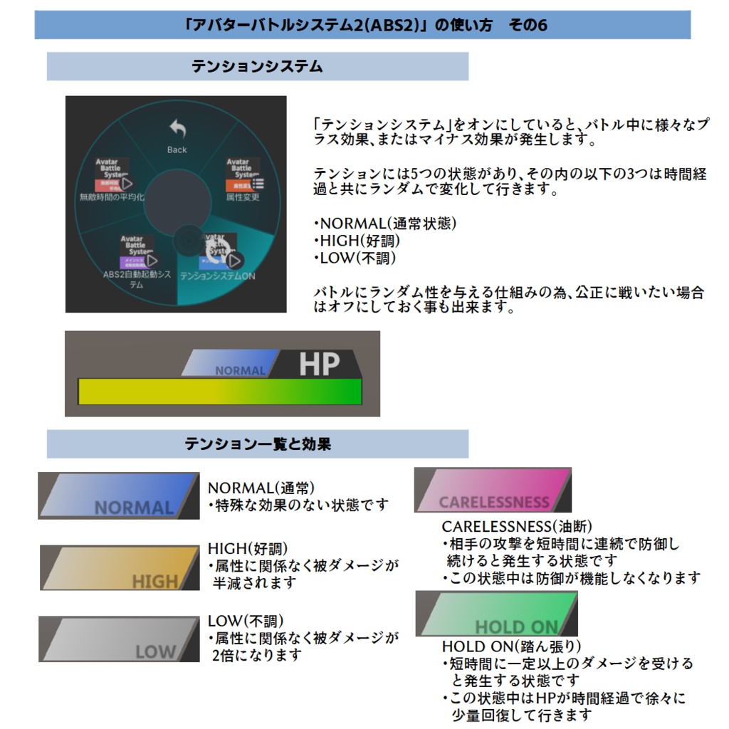 アバターバトルシステム2.5 / アバターバトルシステム2(AvatarBattleSystem2)