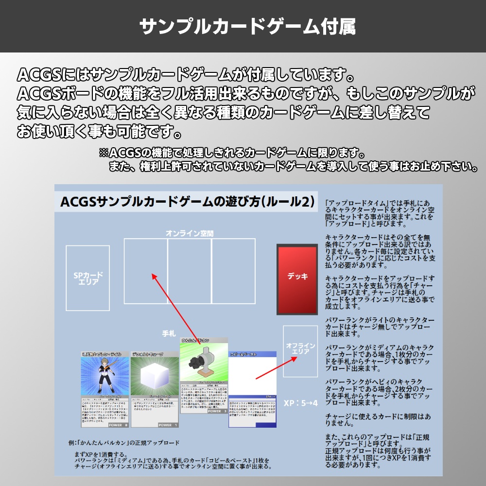 アバターカードバトルシステム(AvatarCardBattleSystem) / (旧名:アバターカードゲームシステム(AvatarCardGameSystem) )