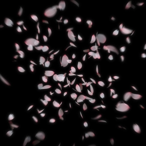 【素材屋 蛇藤】無料映像素材│桜・桜吹雪・弾ける桜の花びら