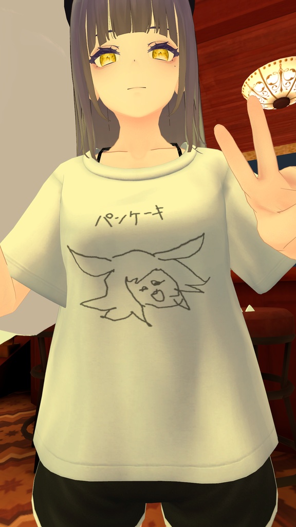 パンケーキちゃん　公認フリー素材
