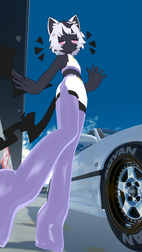 無料 シャムシール君用レースクイーン風衣装