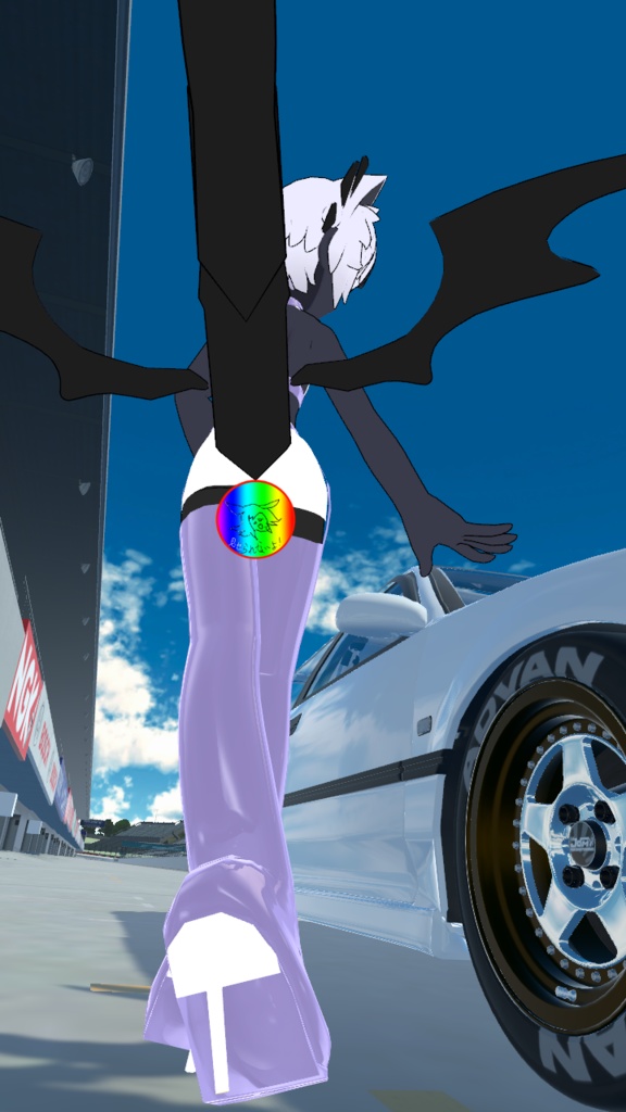 無料 シャムシール君用レースクイーン風衣装