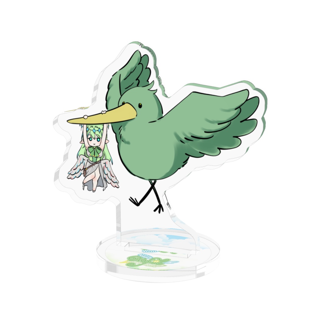 アクリルスタンド(ピーちゃん2m)50×50mm