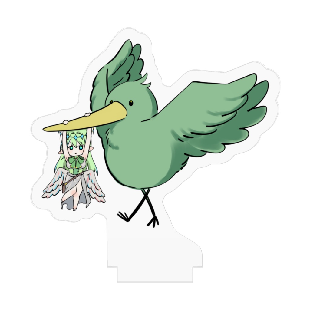 アクリルスタンド(ピーちゃん2m)50×50mm