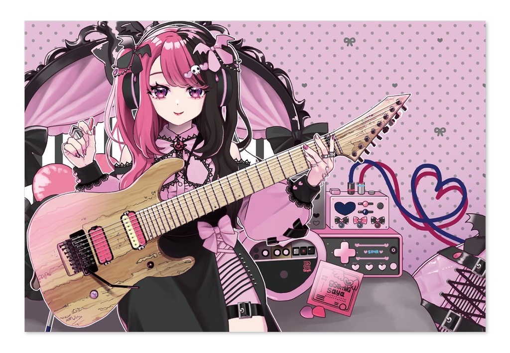 Saya ポストカード（手書きサイン&手書きメッセージ付き）