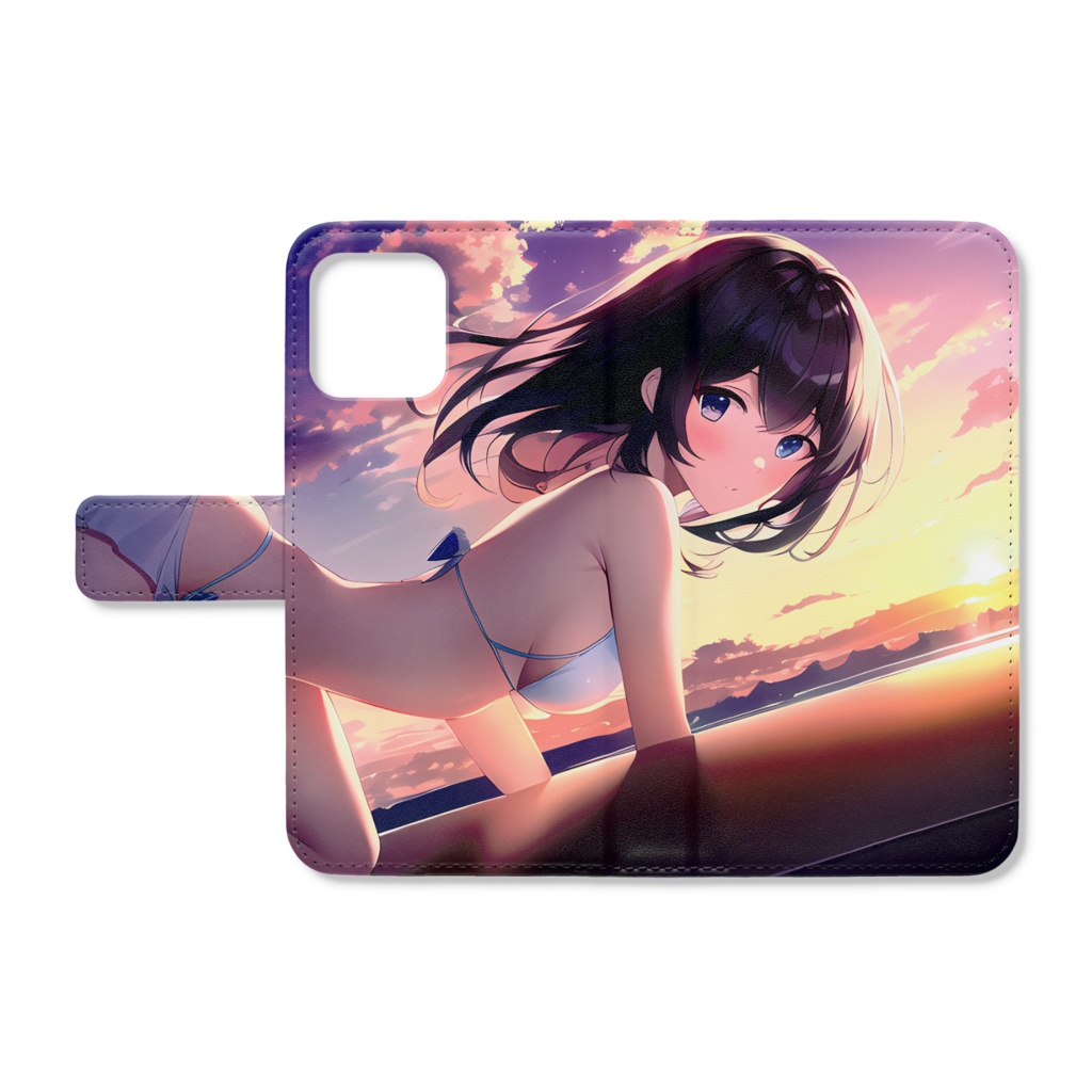 めぐみ 手帳型iphoneケース