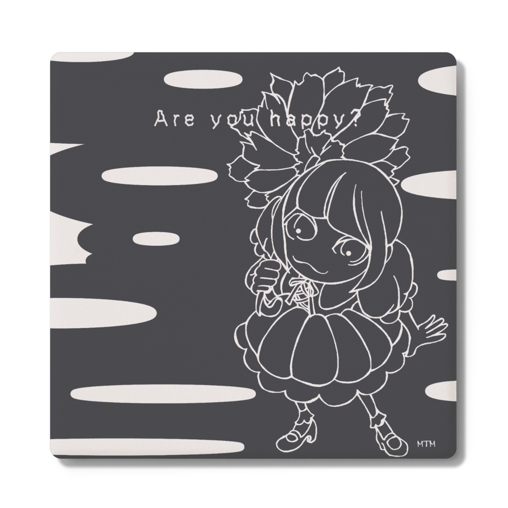 【コースター】Are you happy? (黒)