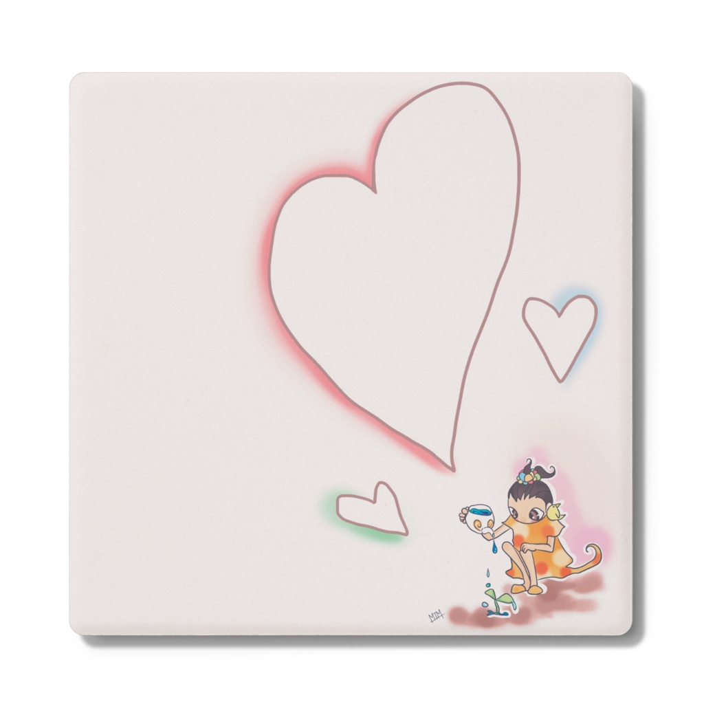 【コースター】ハートと少女