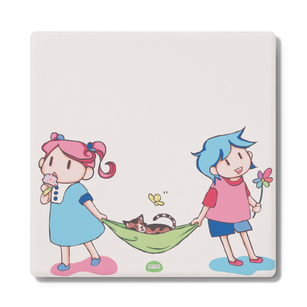 【コースター】仲良し (4)