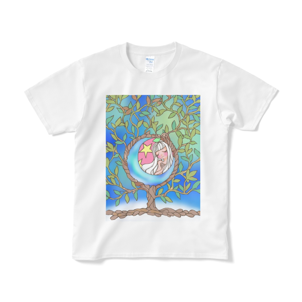 【Tシャツ】月と少女と…