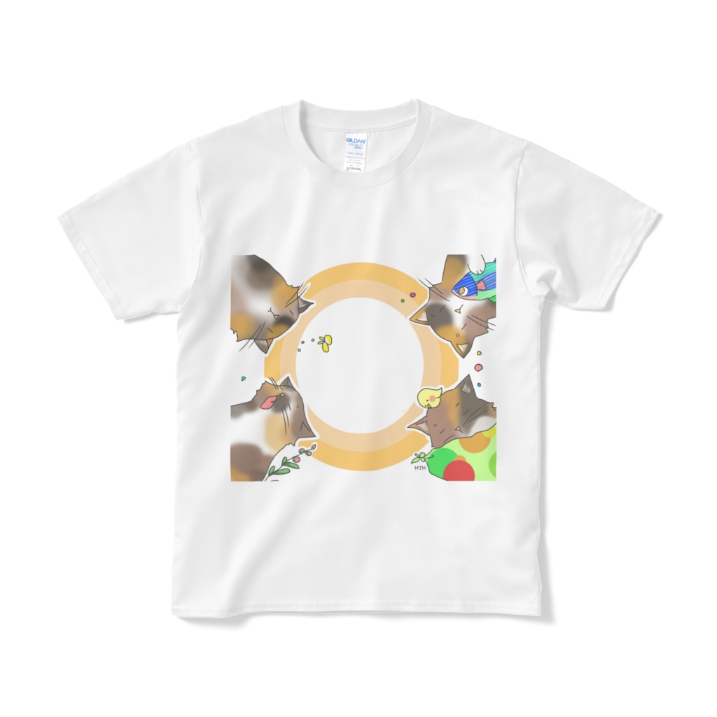 【Ｔシャツ】ねことねことねことねこ。