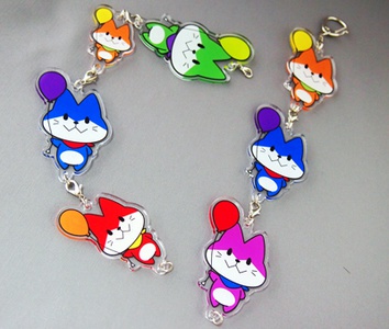 SD五毒 つながるアクリルキーホルダー