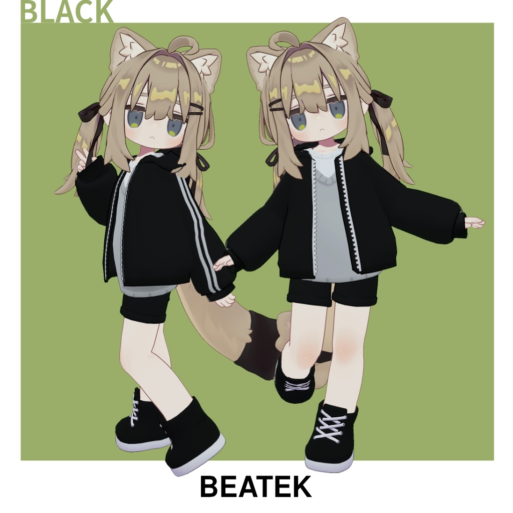 【衣装】BEATEK Zip-UP Layered