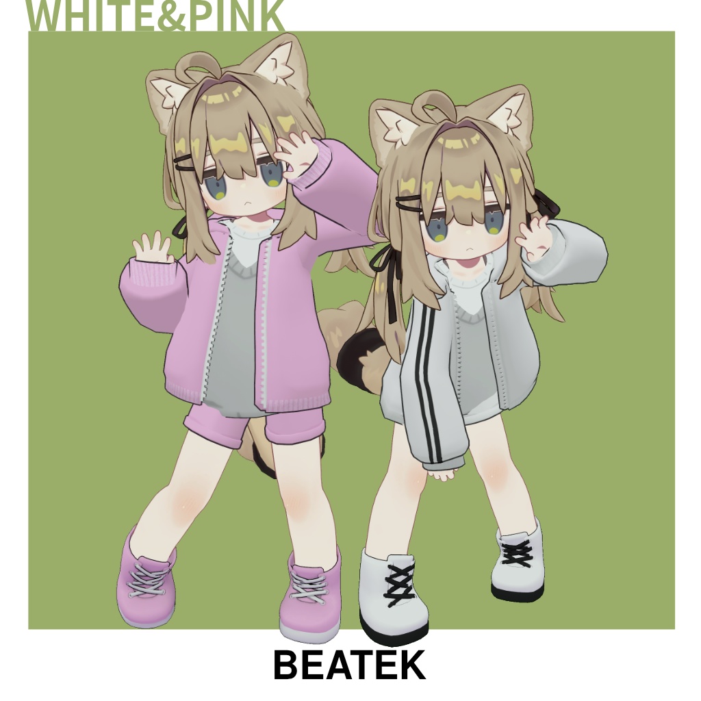 【衣装】BEATEK Zip-UP Layered