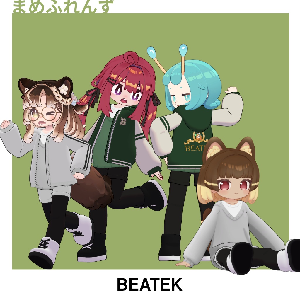 【衣装】BEATEK Zip-UP Layered