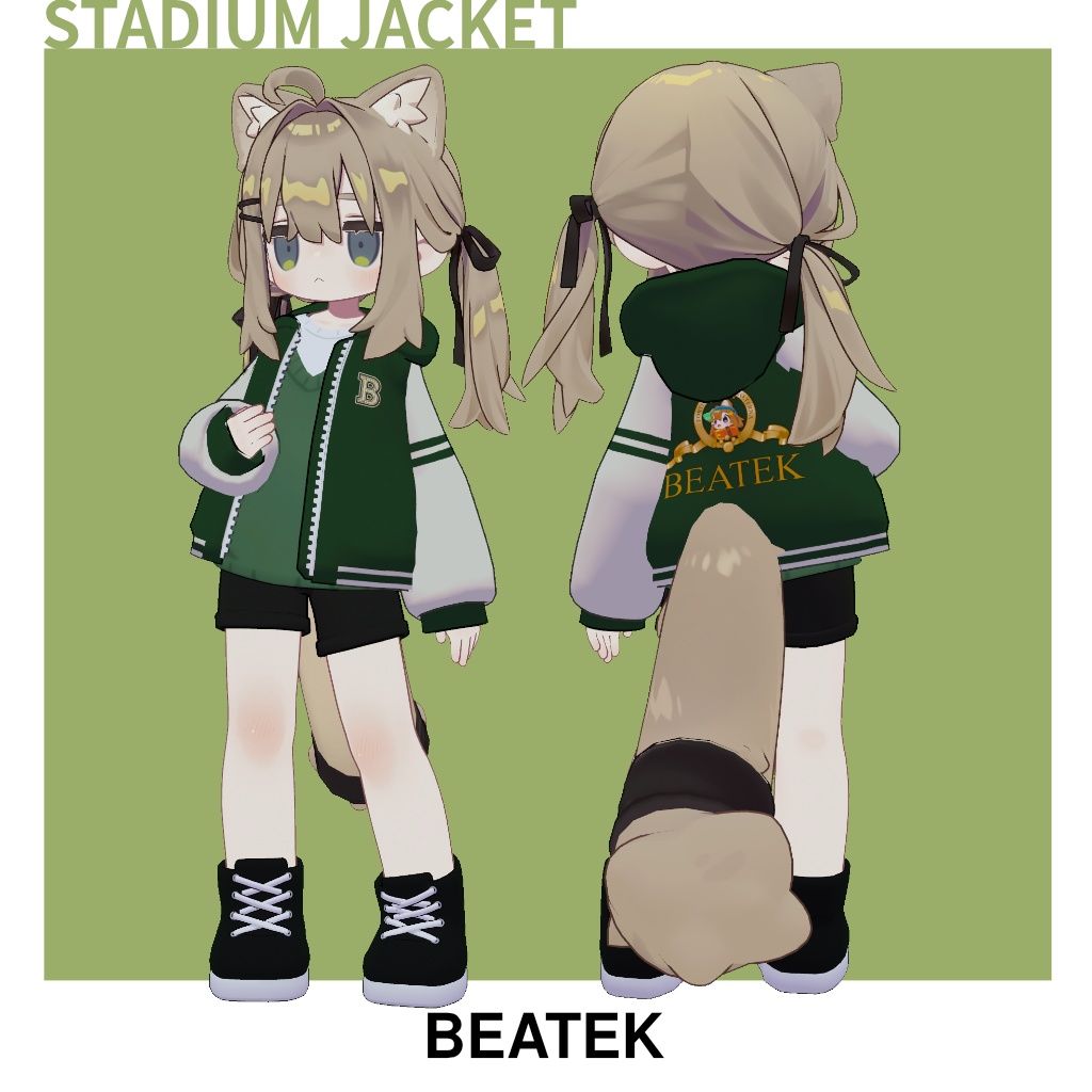 【衣装】BEATEK Zip-UP Layered