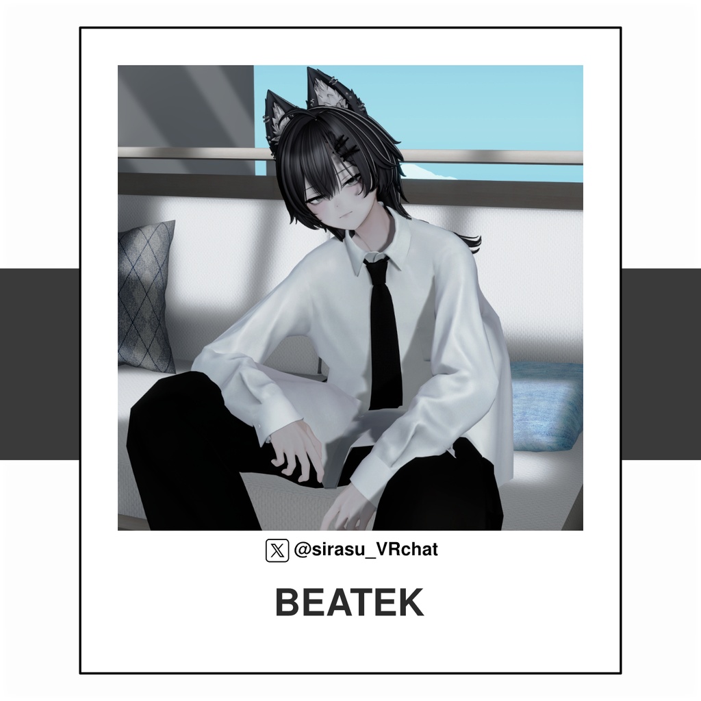 【4アバター対応】Loose Tie Casual Set