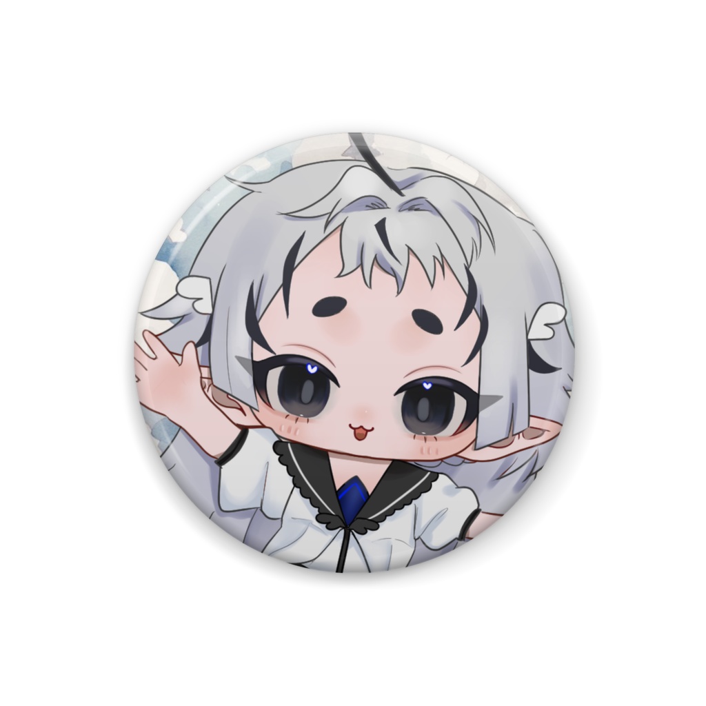 凸缶バッチ(マイちゃんver)