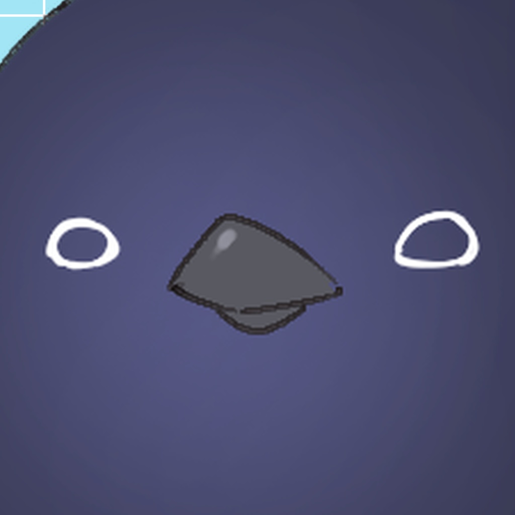 ギャースくん缶バッチ(ズーム)