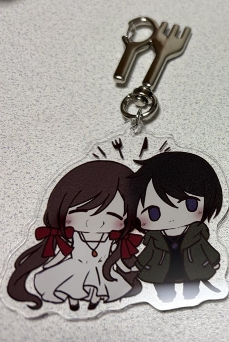 アクリルキーホルダー（おてて繋ごう）