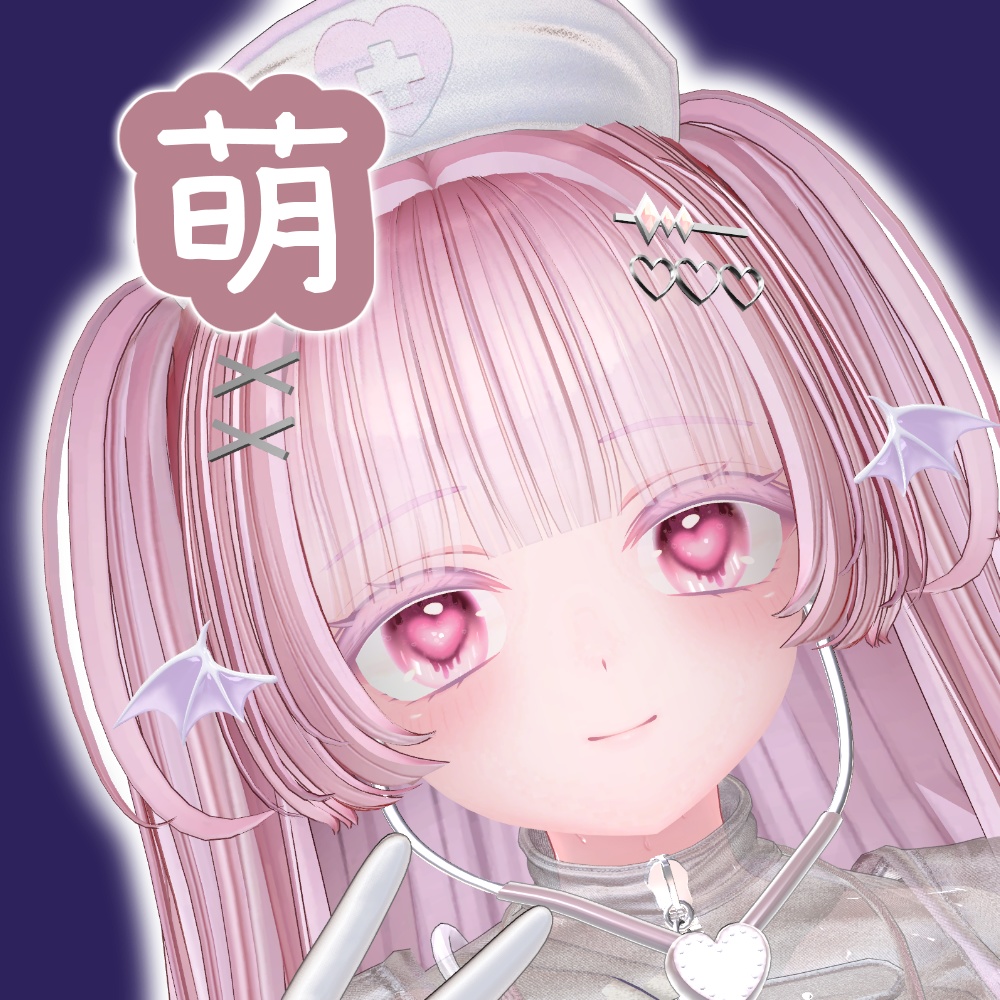 4アバター対応アイテクスチャ『とろけるハートアイ』/Melting heart eyes texture for Shinano, Manuka, Milltina, and Moe