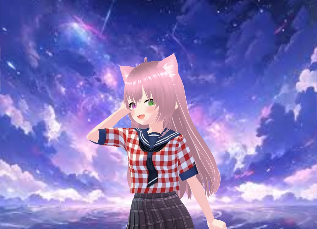【VRoid】Sailor Top Collection Vol.1 (5 Variations) / 5種類のセーラー服トップス