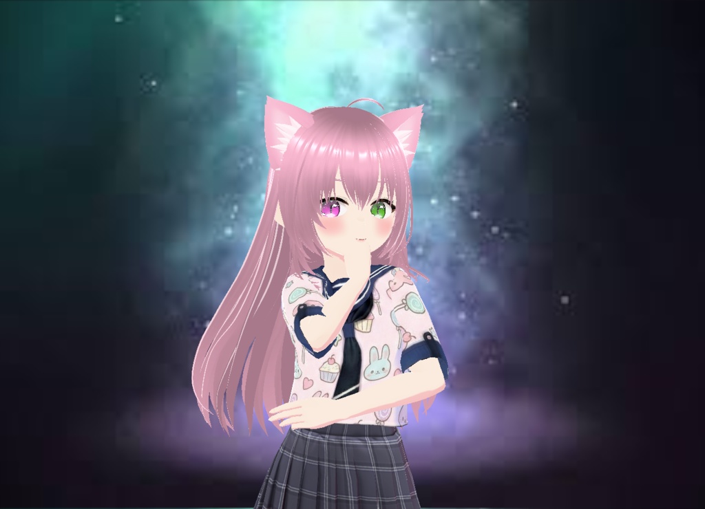 【VRoid】Sailor Top Collection Vol.2 (5 Variations) / 宇宙・レトロ空・ゆめかわ