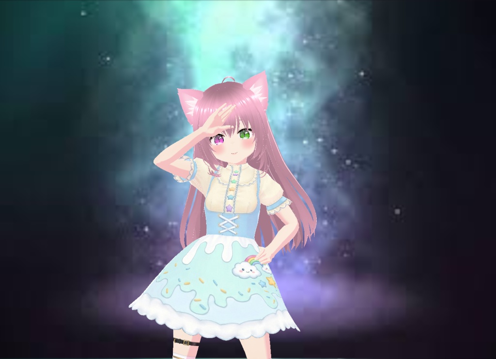 【VRoidテクスチャ】Dreamy Dress Collection Vol.1 (5 Variations) / ゆめかわ・ワンピース