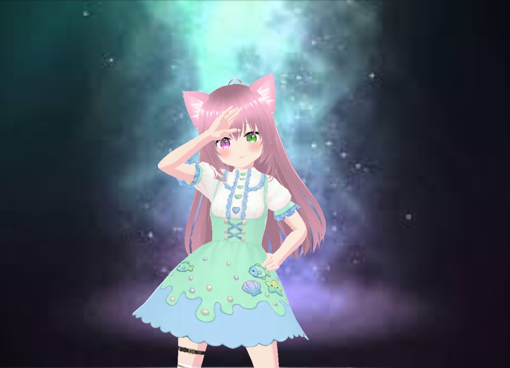 【VRoidテクスチャ】Dreamy Dress Collection Vol.1 (5 Variations) / ゆめかわ・ワンピース