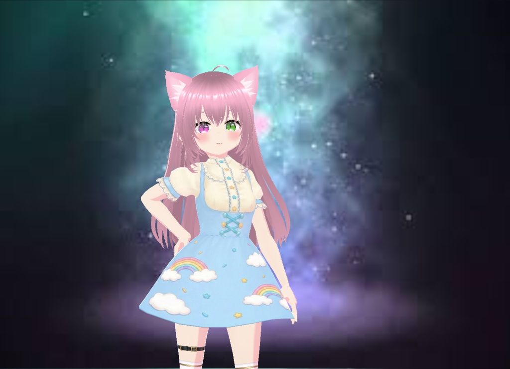 【VRoidテクスチャ】Dreamy Dress Collection Vol.1 (5 Variations) / ゆめかわ・ワンピース