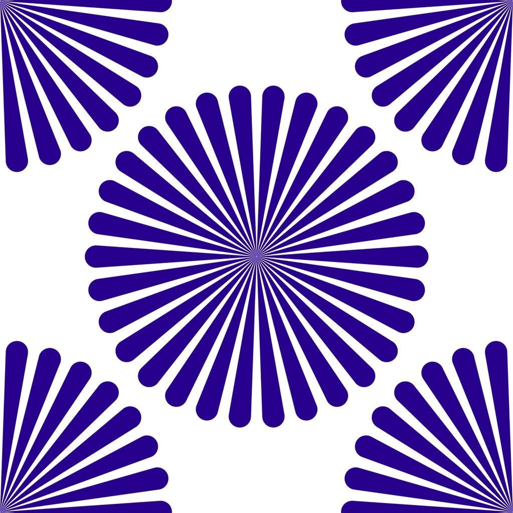 放射線模様セット