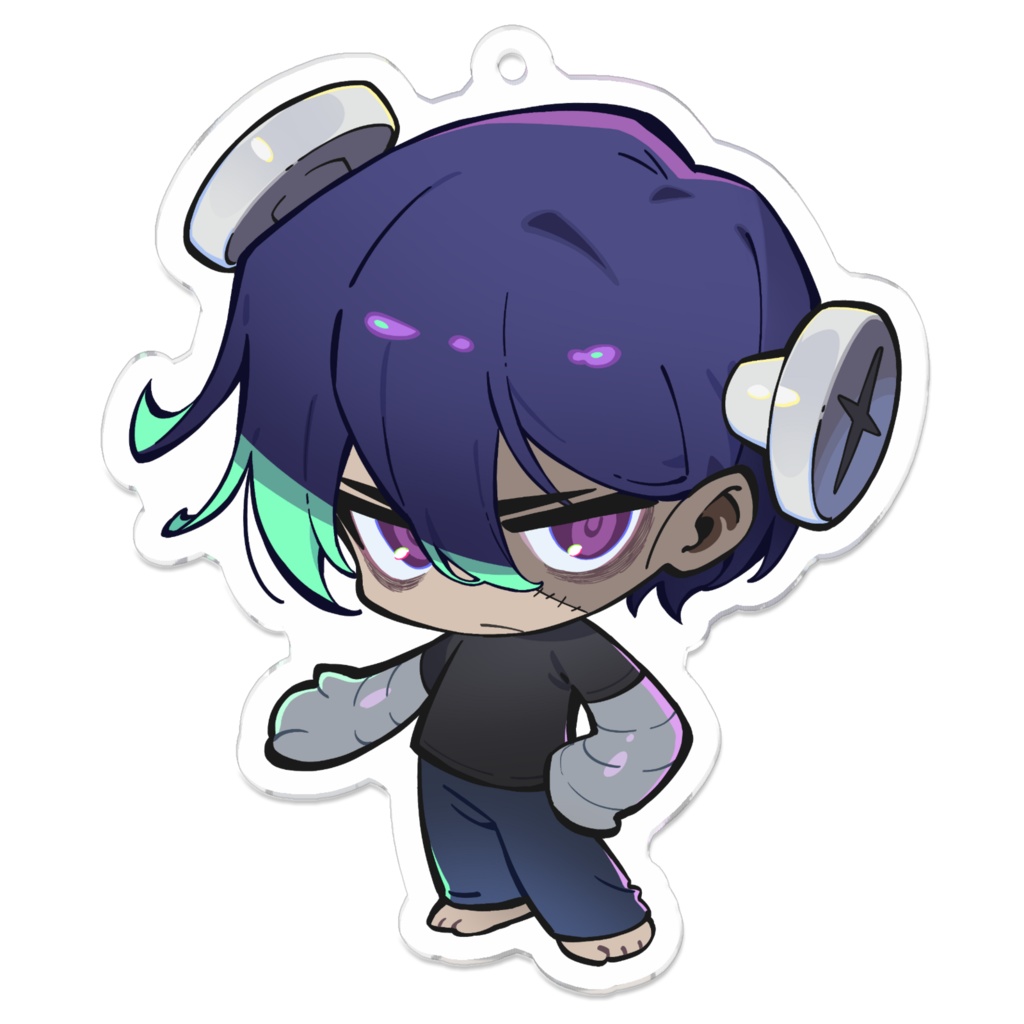 かわいいBrainキーホルダー