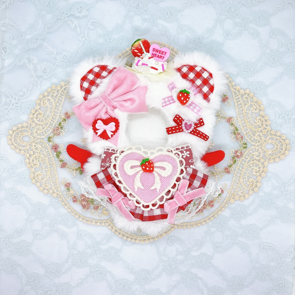 いちごのショートケーキくまさん