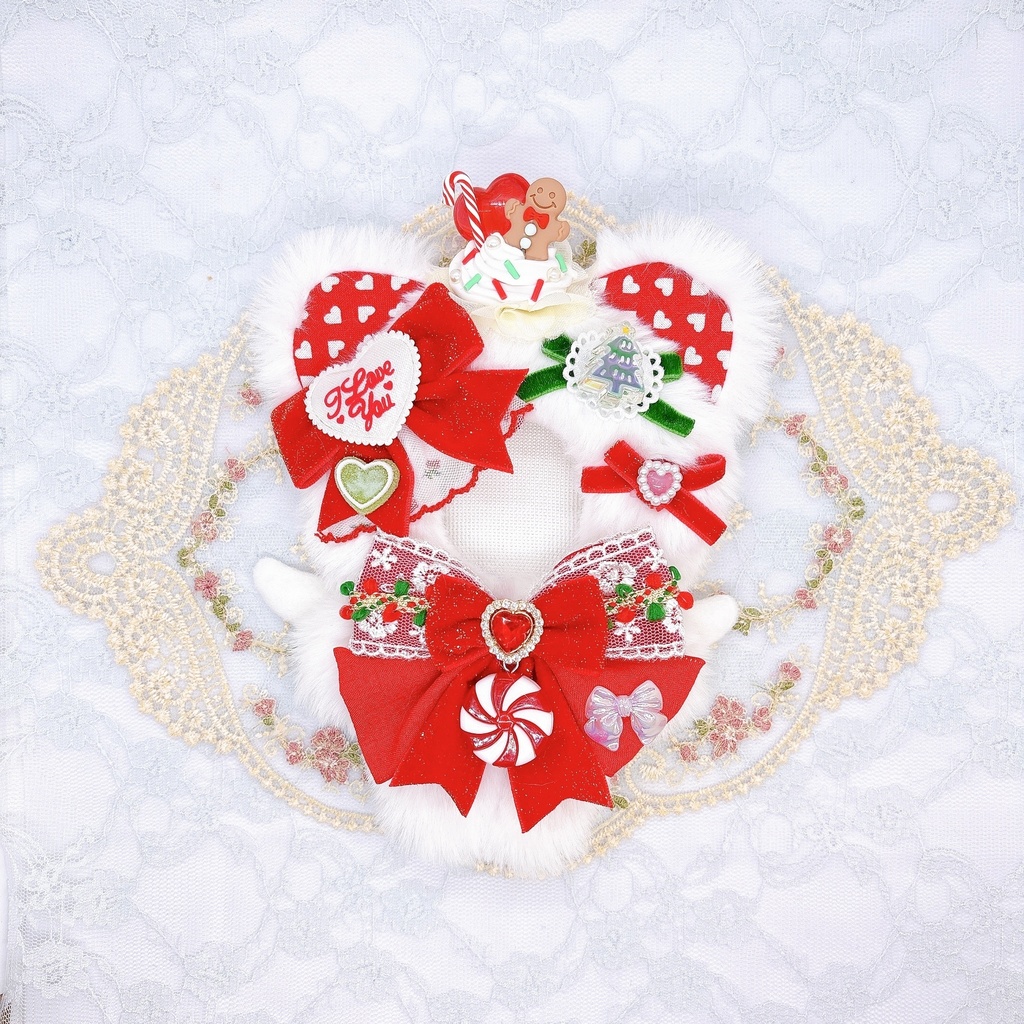 クリスマスカップケーキくまさん🧁