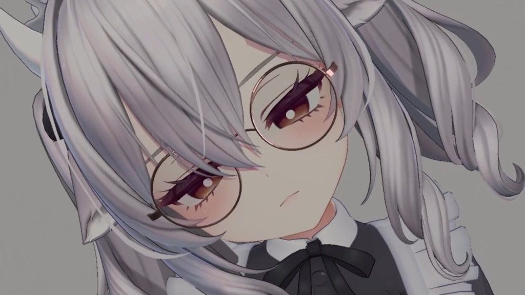 【無料】かけるだけでほんのり可愛い、チーク入りメガネ VRChatアクセサリー
