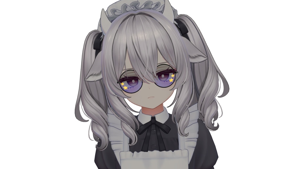 ちゅるかわ♡チーク入り丸メガネ&グラデサングラスセット|VRChat向け