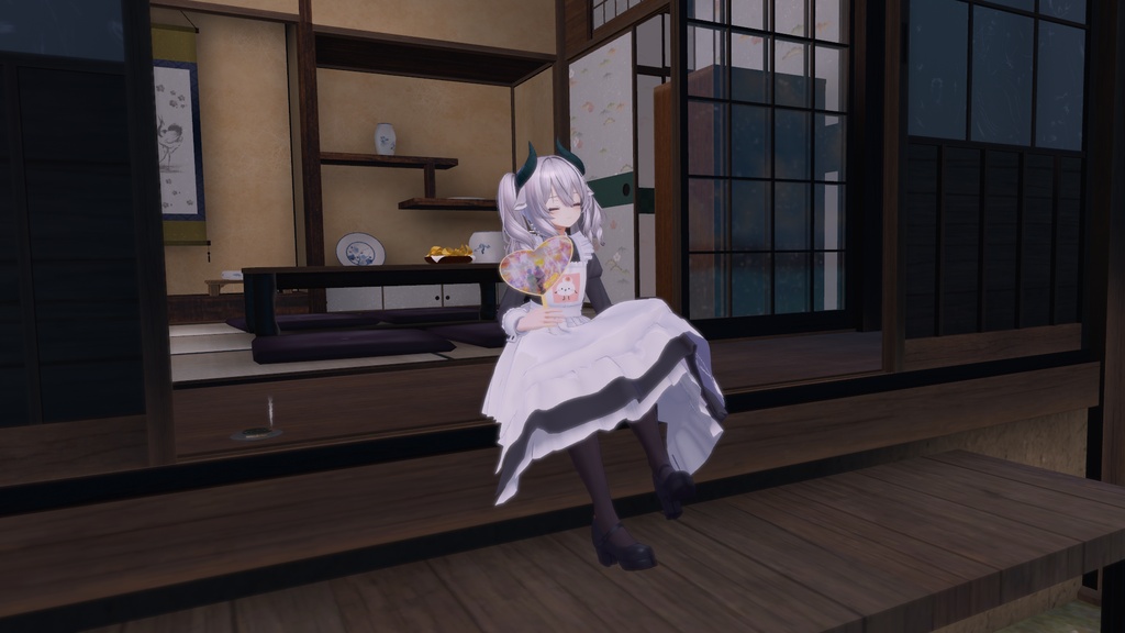 【1日限定無料】好きな画像で作れる!オリジナル推し活うちわ|ノーマル&ハート型【VRChat】