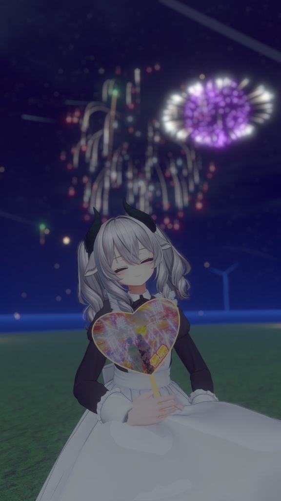 【1日限定無料】好きな画像で作れる!オリジナル推し活うちわ|ノーマル&ハート型【VRChat】