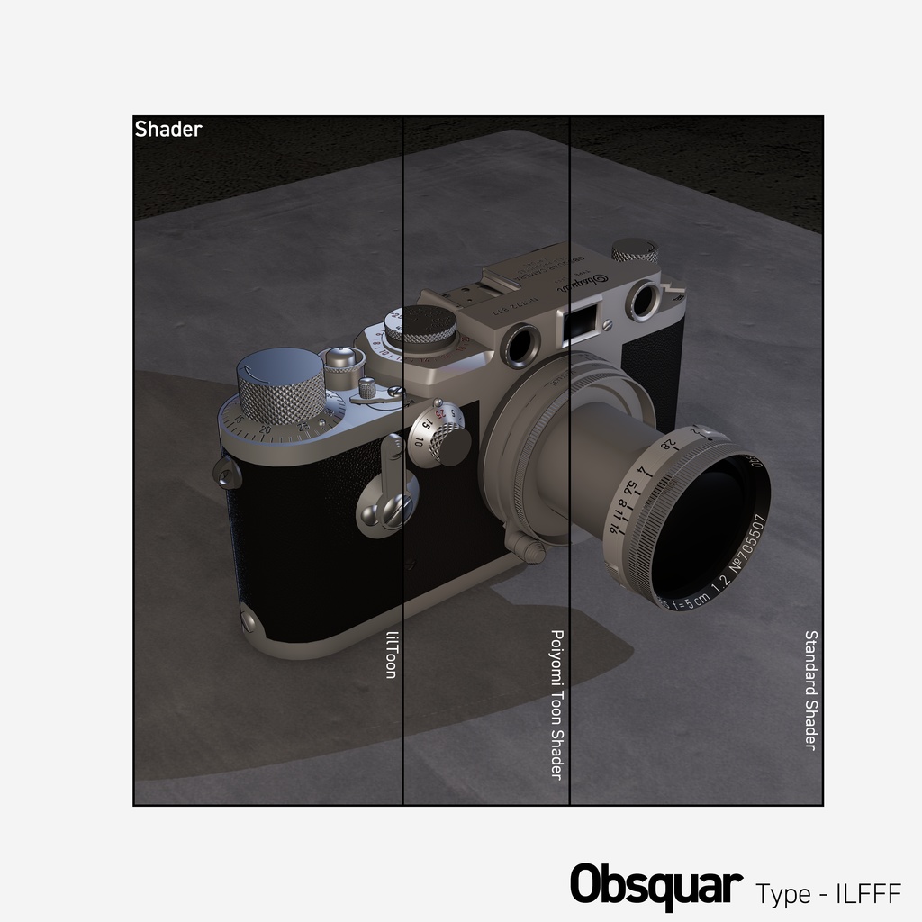 【3Dモデル】Obsquar Type-ILFFF【VirtualLens2対応】