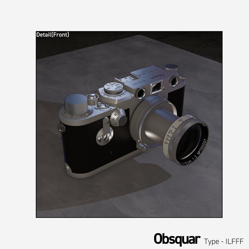 【3Dモデル】Obsquar Type-ILFFF【VirtualLens2対応】