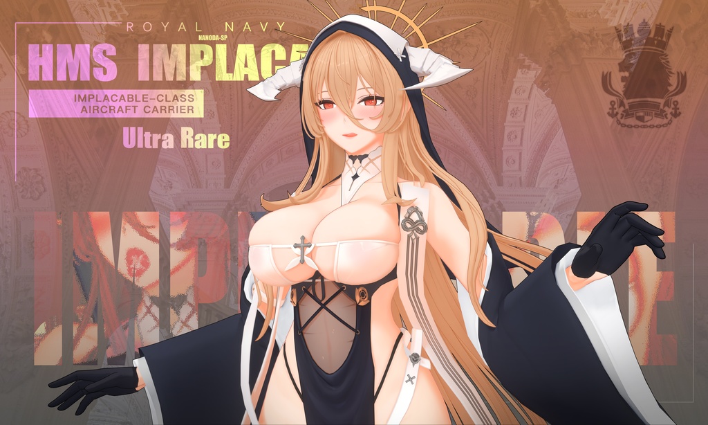 Implacable MMDモデル ALLAGE PMX & Adult version PMX   