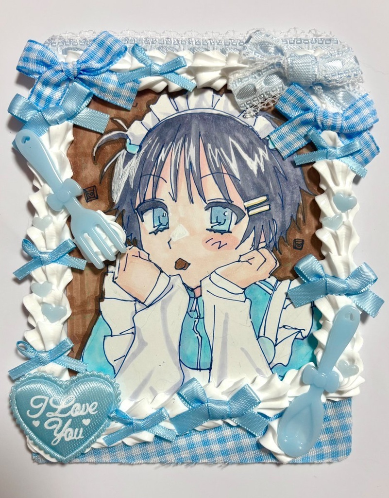 『バレンタイングッズ2026』原画（デコフレームセット）