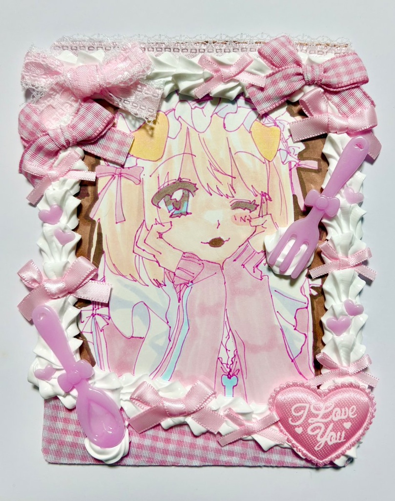 『バレンタイングッズ2026』原画(デコフレームセット)