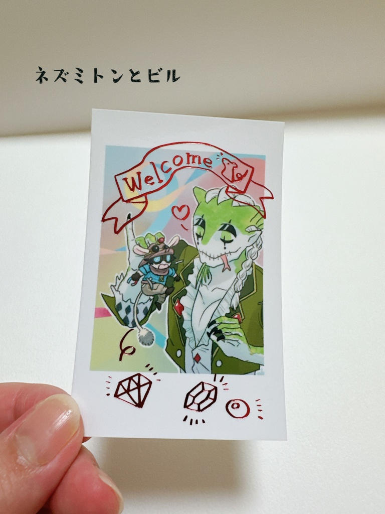 インスタントフォト風カード