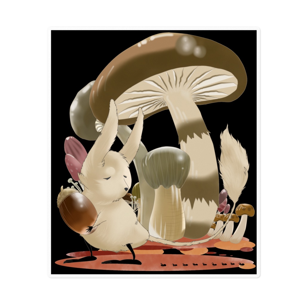 どんぐり(2種類)ホワイト