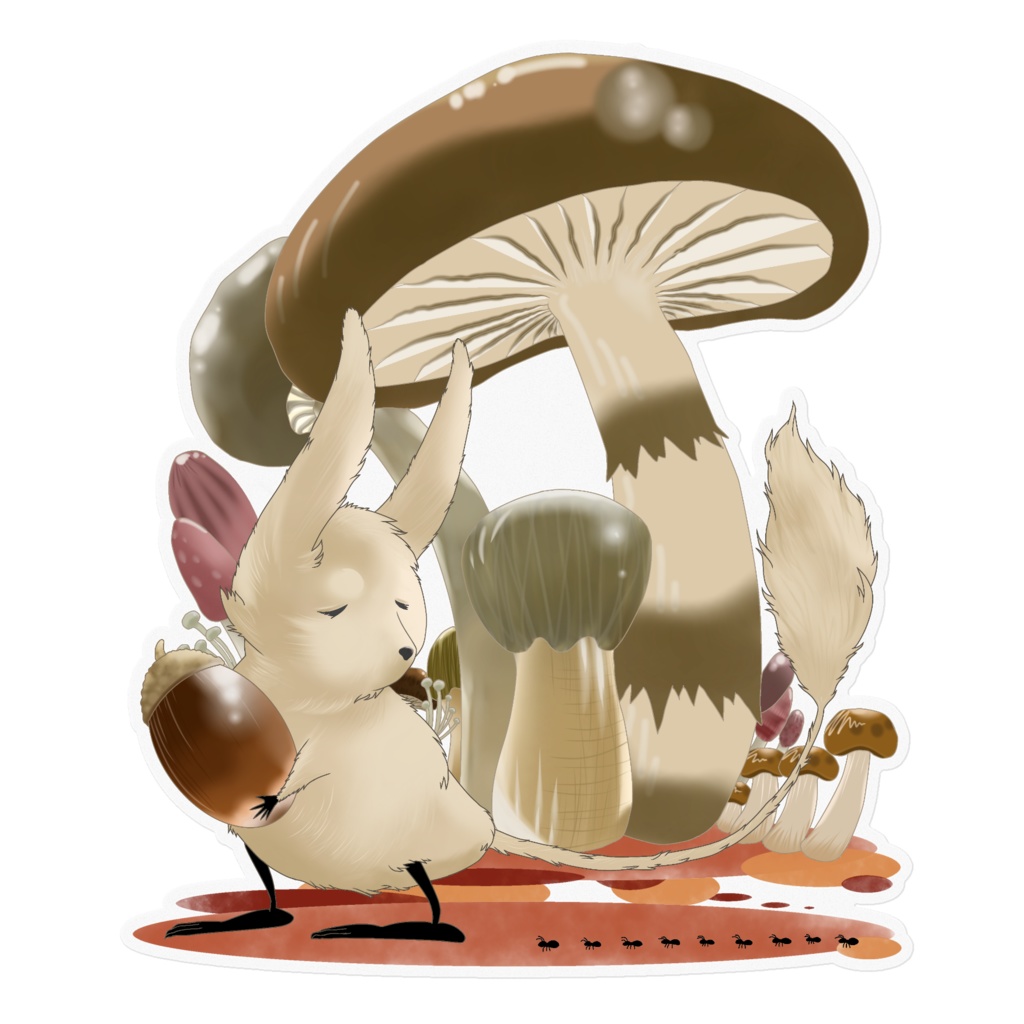 どんぐり(2種類)クリア